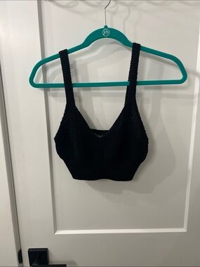 En Saison Black Knit Bralette